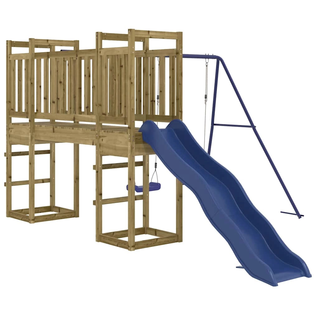 Set da Gioco da Esterno in Legno di Pino Impregnatocod mxl 102663