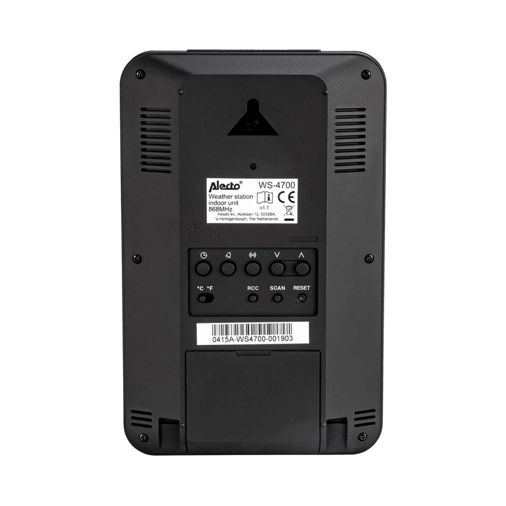 Stazione meteo professionale con sensore wireless Modello WS-4700 Nero Alecto