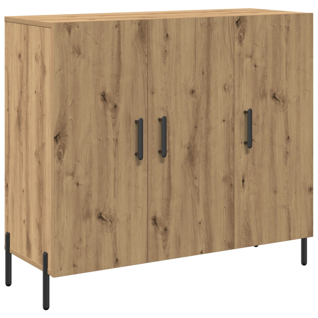 Credenza Artisan in Rovere 90x34x80 cm Legno Ingenerizzato