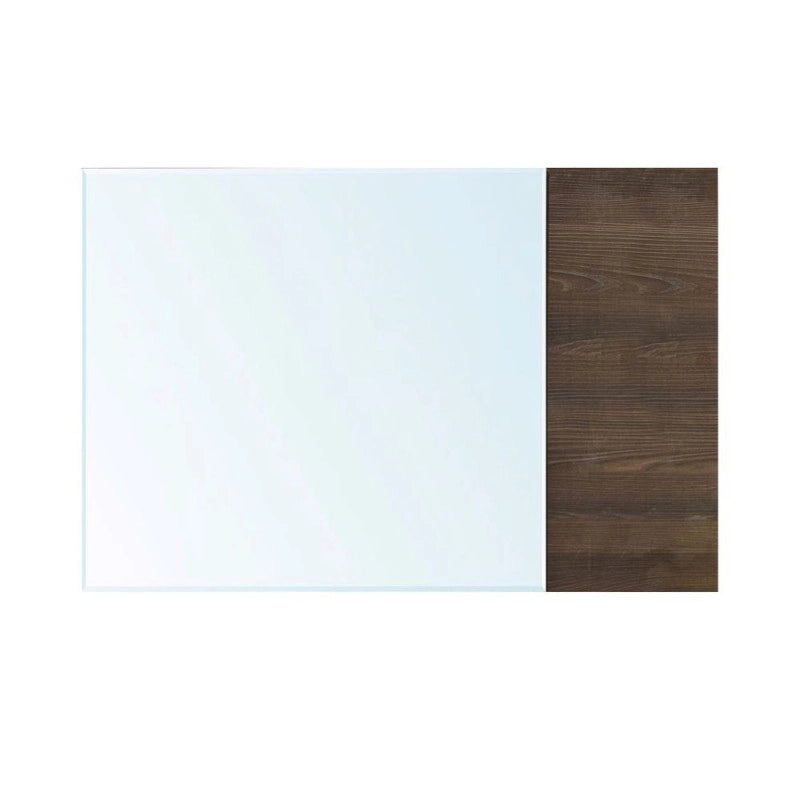Specchiera Brown con dettaglio in legno L 70 x H 110 cm.