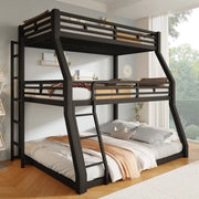 letto a castello metallo nero 147 x 213 cm