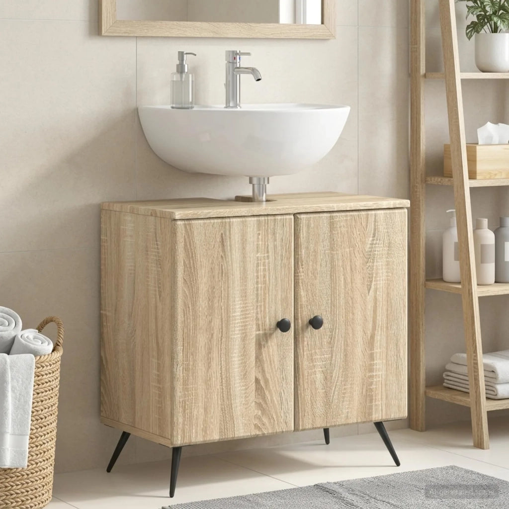 Armadio per Lavabo da Bagno BREDA Rovere Sonoma 897447