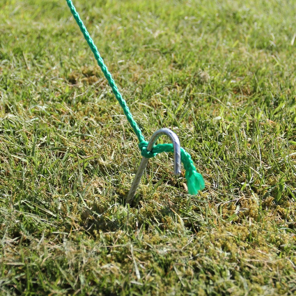 Serra da Giardino a Tunnel da Esterno in Polietilene Resistente alla Corrosione e Raggi UV Telaio in Ferro Galvanizzato per Piante Giardinaggio - 25mm - 4m x 2m
