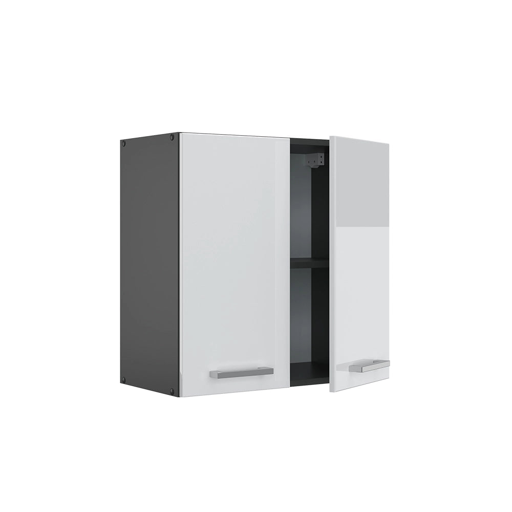 Vicco Pensile da cucina Bianco lucido 60 cm