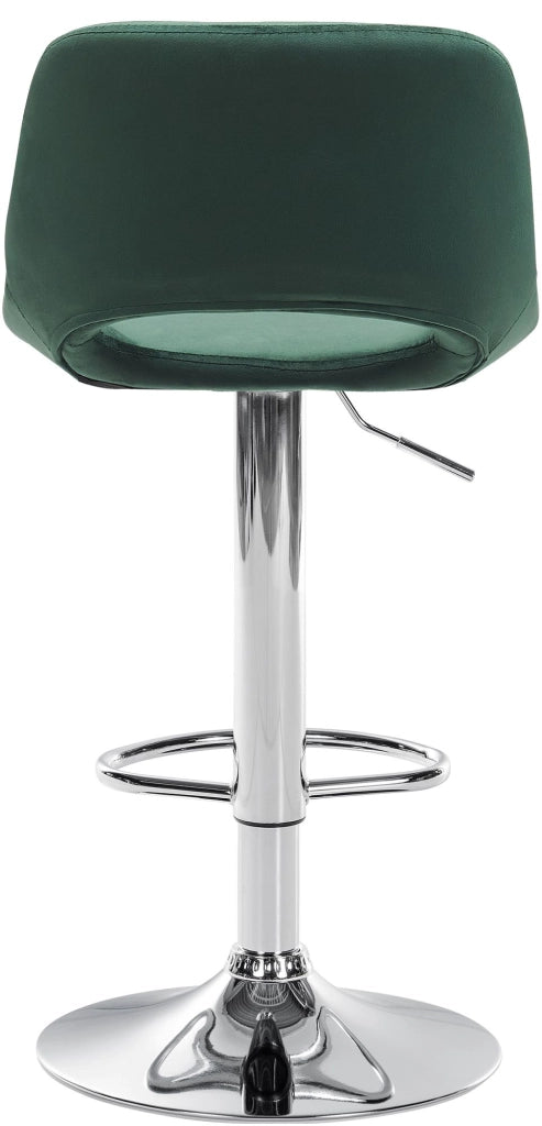 Barhocker Camden Samt chrom
