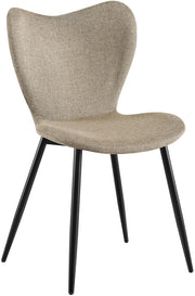 Sedia per sala da pranzo in tessuto Maika 2