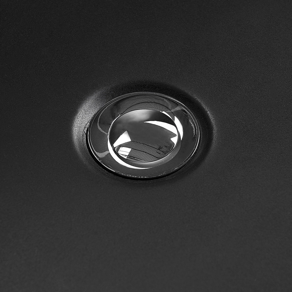 Vasca freestanding in acrilico sanitario Nero singolo 1730 x 820 mm ovale design moderno colore opaco