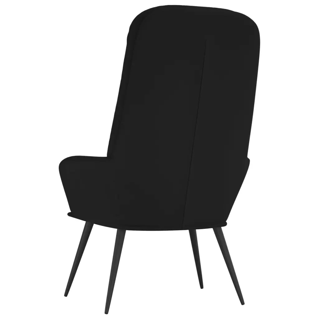 Sedia Relax Nero in Velluto 341200
