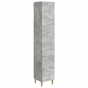 Set di armadi 2 pcs Grigio Cemento 33 x 34,5 x 90 cm