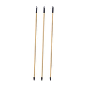 KIT SET 3 PZ MAURY'S MANICO PER SCOPA REALIZZATO IN LEGNO DA 130 CM
