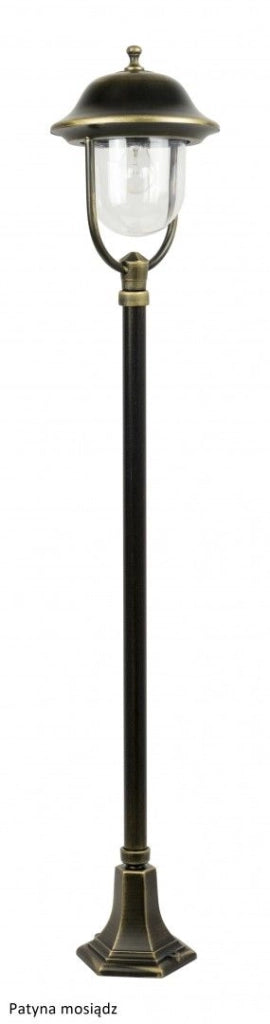 Lampione giardino retro 167cm E27 nero IP43 SU-MA Prince