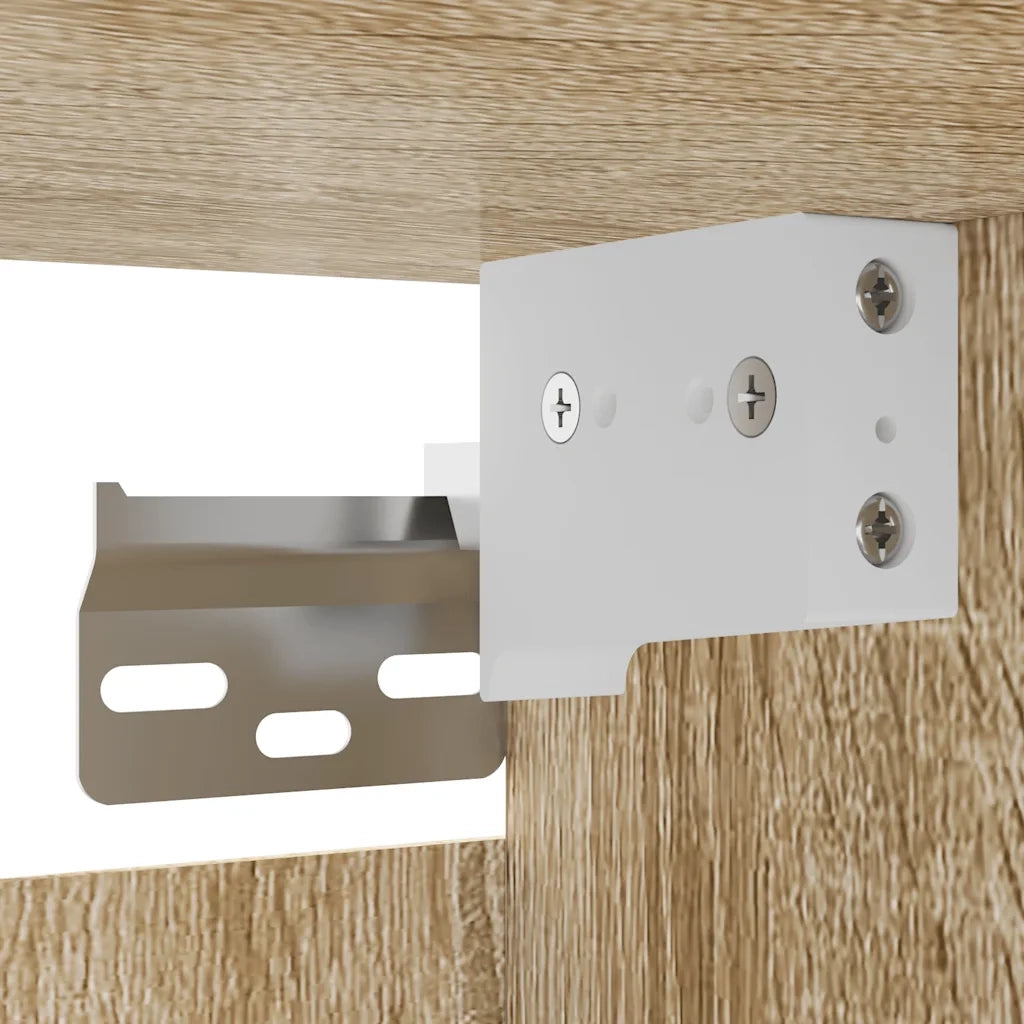 Armadietti a Parete per TV 4 pz Rovere Sonoma 30,5x30x30 cm cod mxl 11969