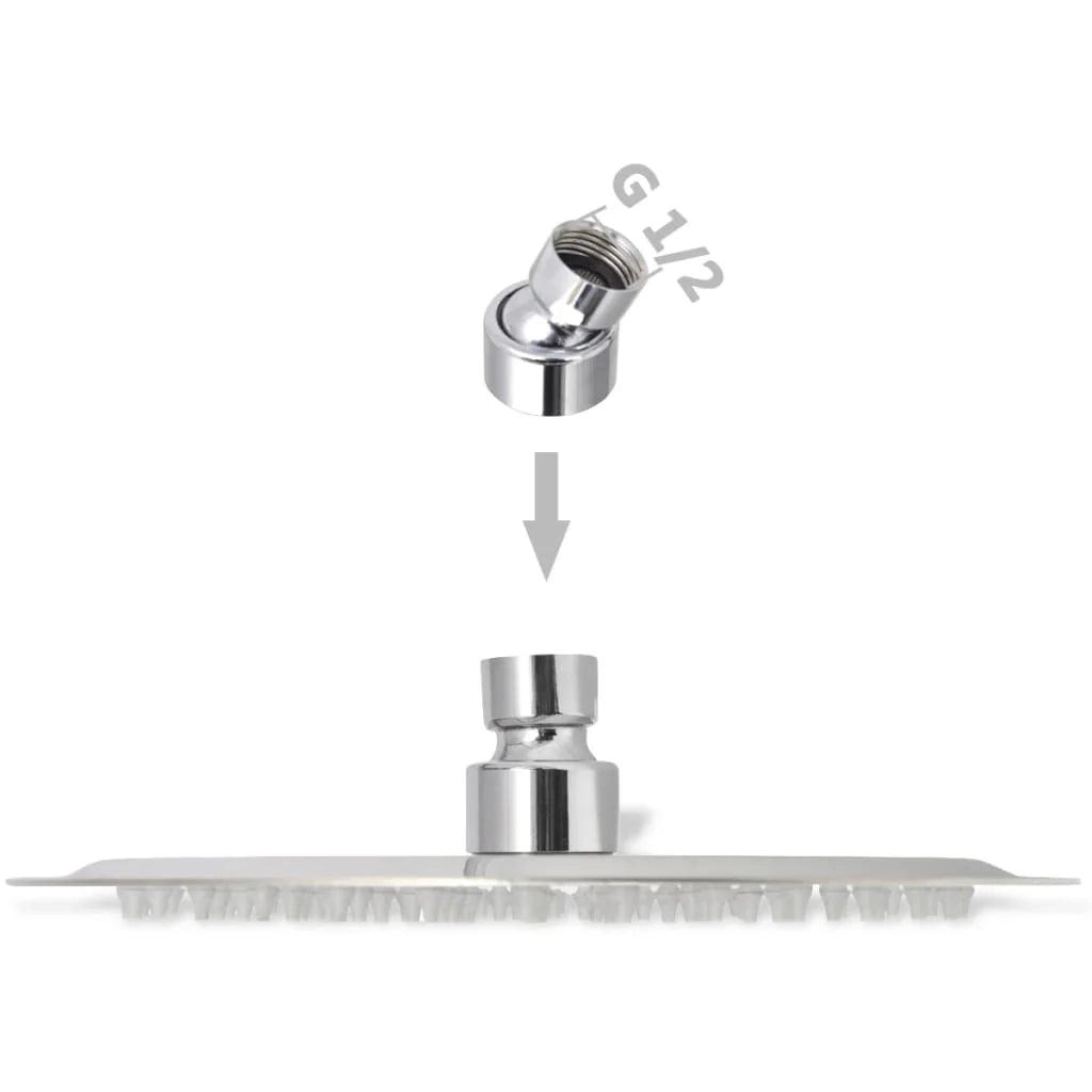 Set 2 soffioni doccia a immersione diametro 20 cm acciaio inox 02_0002099