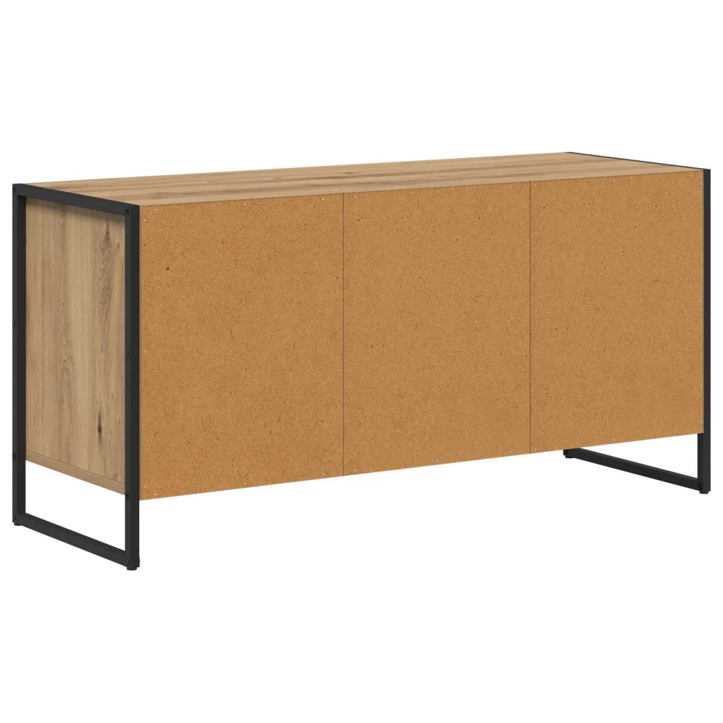 Mobile TV con cassetto-Credenza TV-Console TV Rovere Artigianale 100 x 36 x 49,5 cm 668354