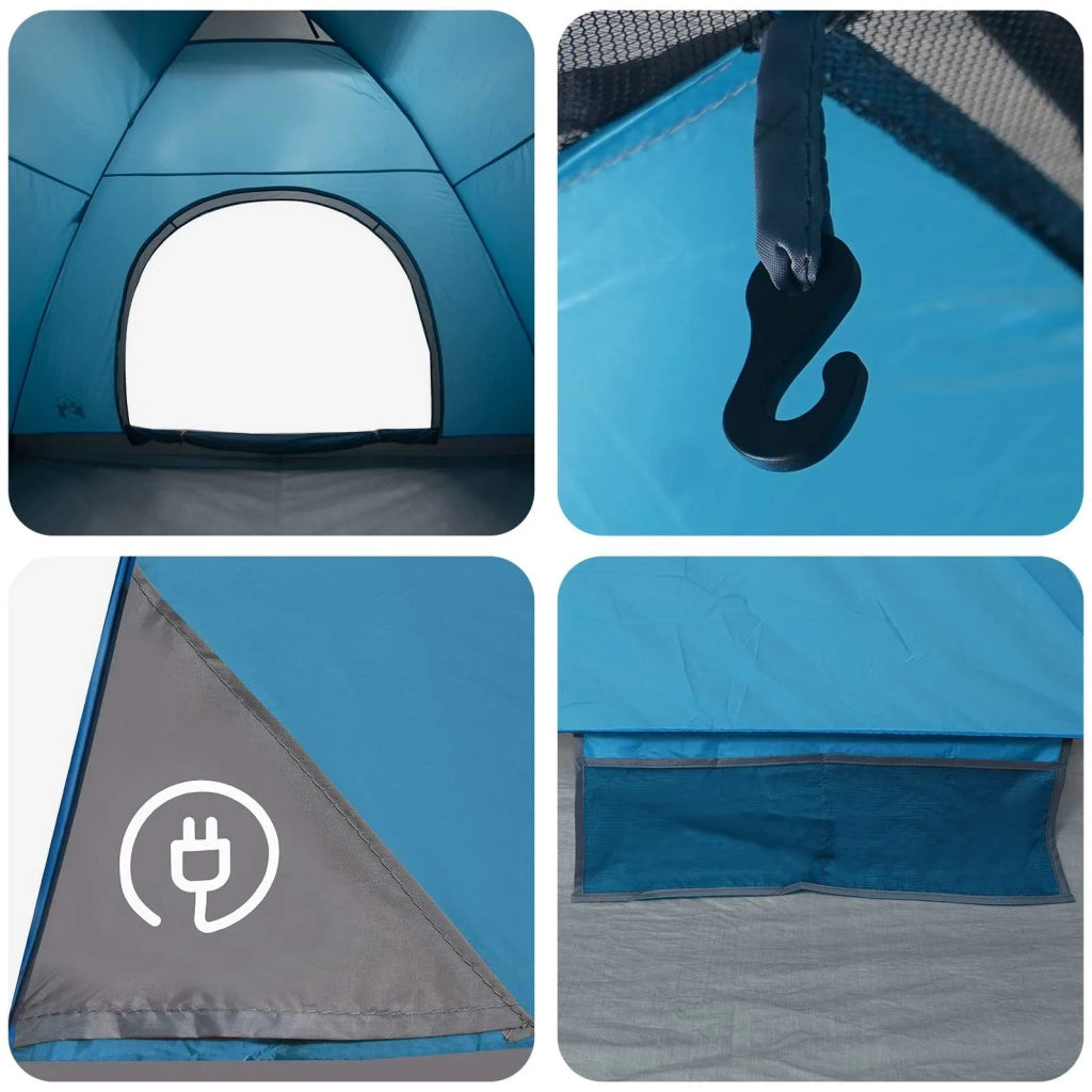 Tenda da campeggio con tetto Blu 335 x 275 x 180 cm 42028638