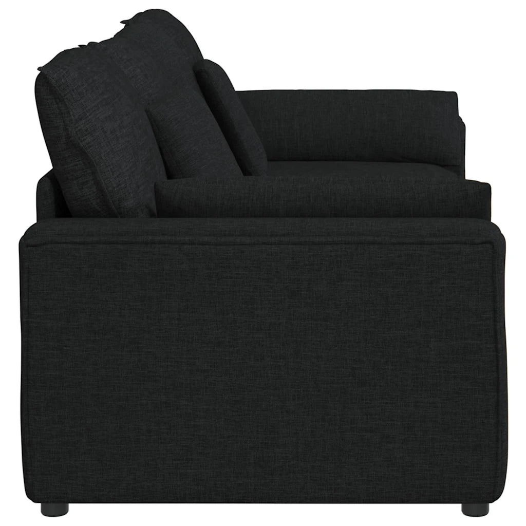 Divano Modulare con Cuscini Nero CFW8417553
