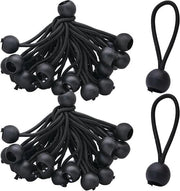 Set di corde a bungee premium - 50 pezzi - 10 cm - Cinture elastiche - Coperture di zonzo - Camping - Barca - Tende da festa - Giardino