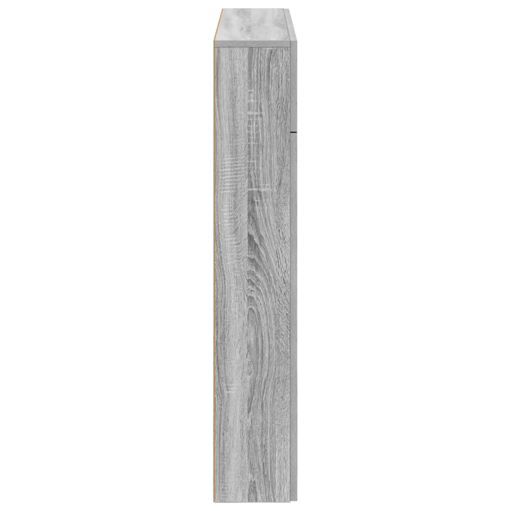 Cornice per camino Sonoma grigio 102 x 18 x 100,5 cm 8006612
