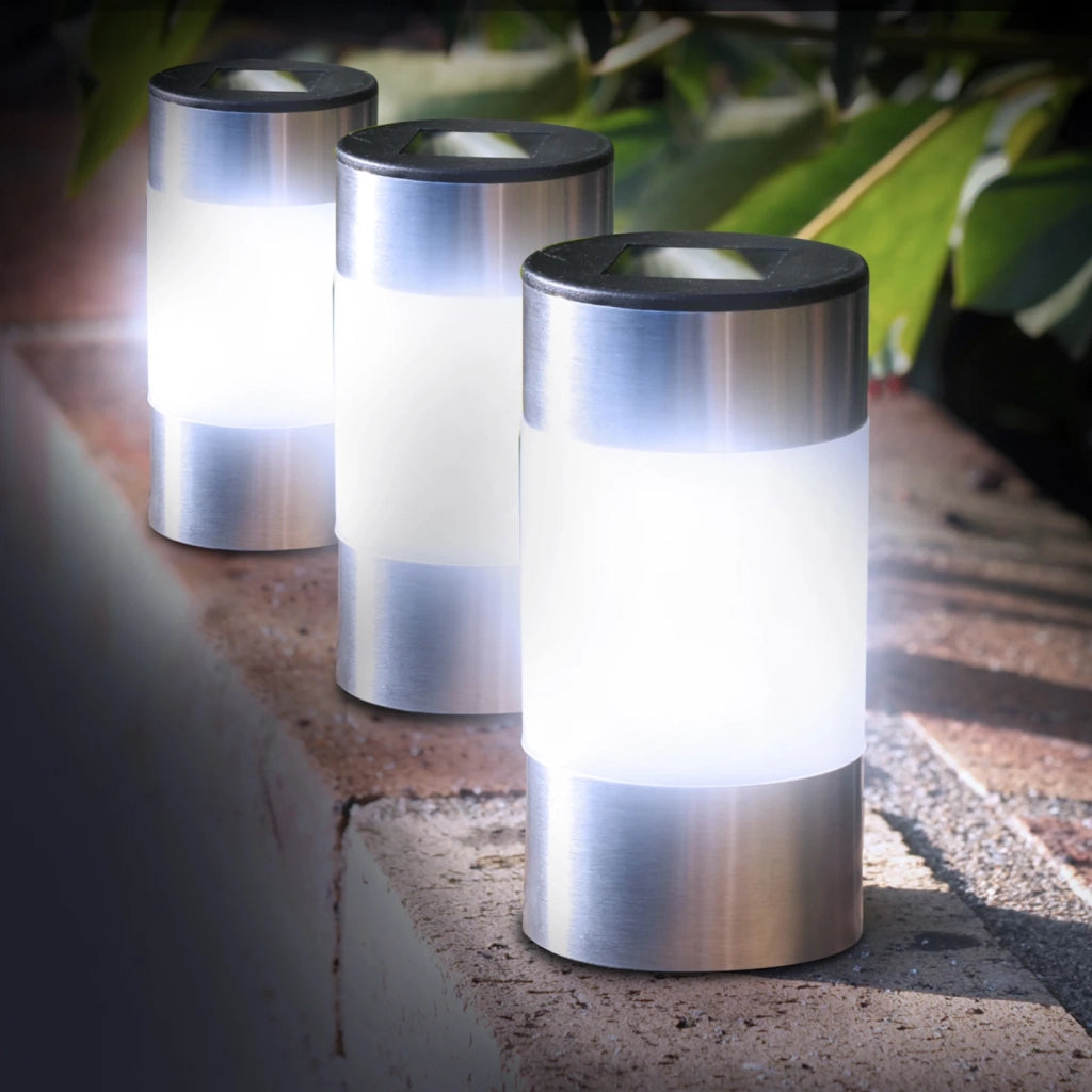 IDMarket - Set di 8 dissuasori di design 2 in 1 in acciaio inox