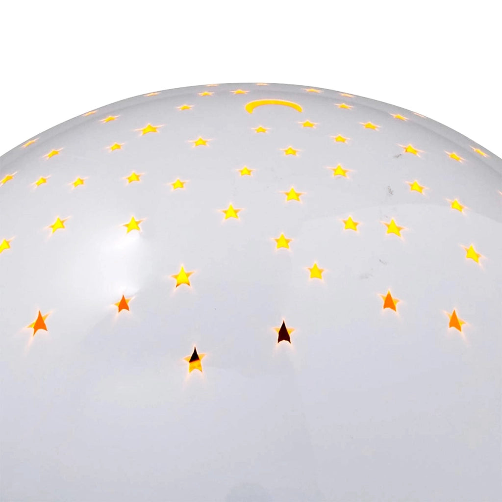 Luce notturna musicale per bambini modello BC-125GS con ninne nanne e rilevamento sonoro Bianco / Blu Alecto