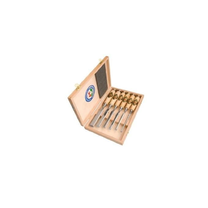 Kirschen set scalpelli  1101 HK 6 pz in cassetta di legno