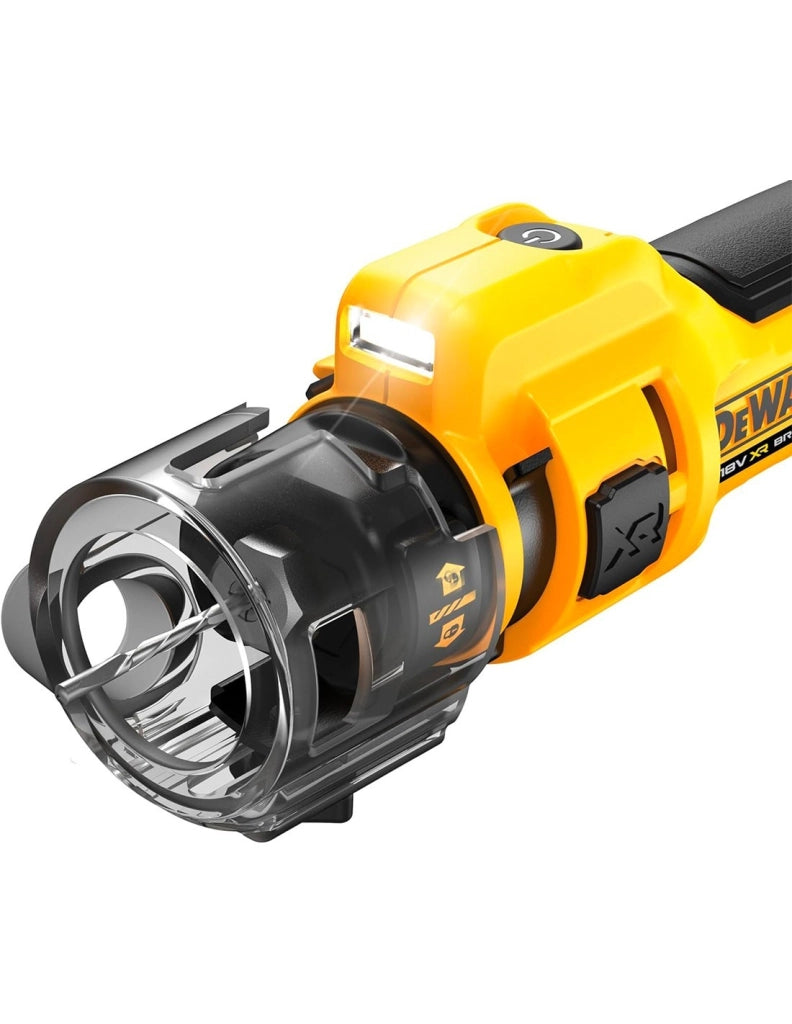 Sega da taglio per cartongesso DeWALT DCE555E1-SK (1 x 1,7 Ah Powerstack + DCB1104)