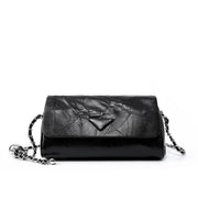 Borsa a mano da donna di lusso in pelle, borsa a tracolla casual da ascella, borsa a secchiello morbida da donna, nera