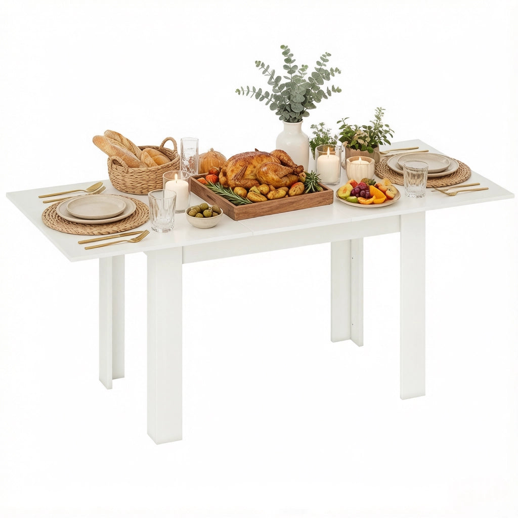 Tavolo da pranzo - moderno - estraibile con prolunga - design versatile - solo tavolo
