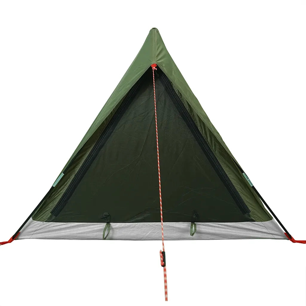 Tenda da Campeggio per 2 Persone-Tenda per Escursionismo Verde Oliva Impermeabile 165966