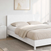 Testiera da Muro DELFT Bianco Lucido Legno ingegnerizzato 897149