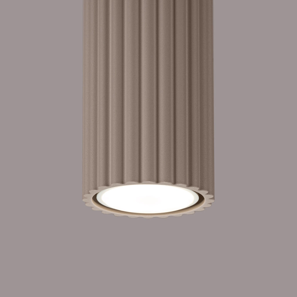 Lampada da soffitto KARBON 10 taupe