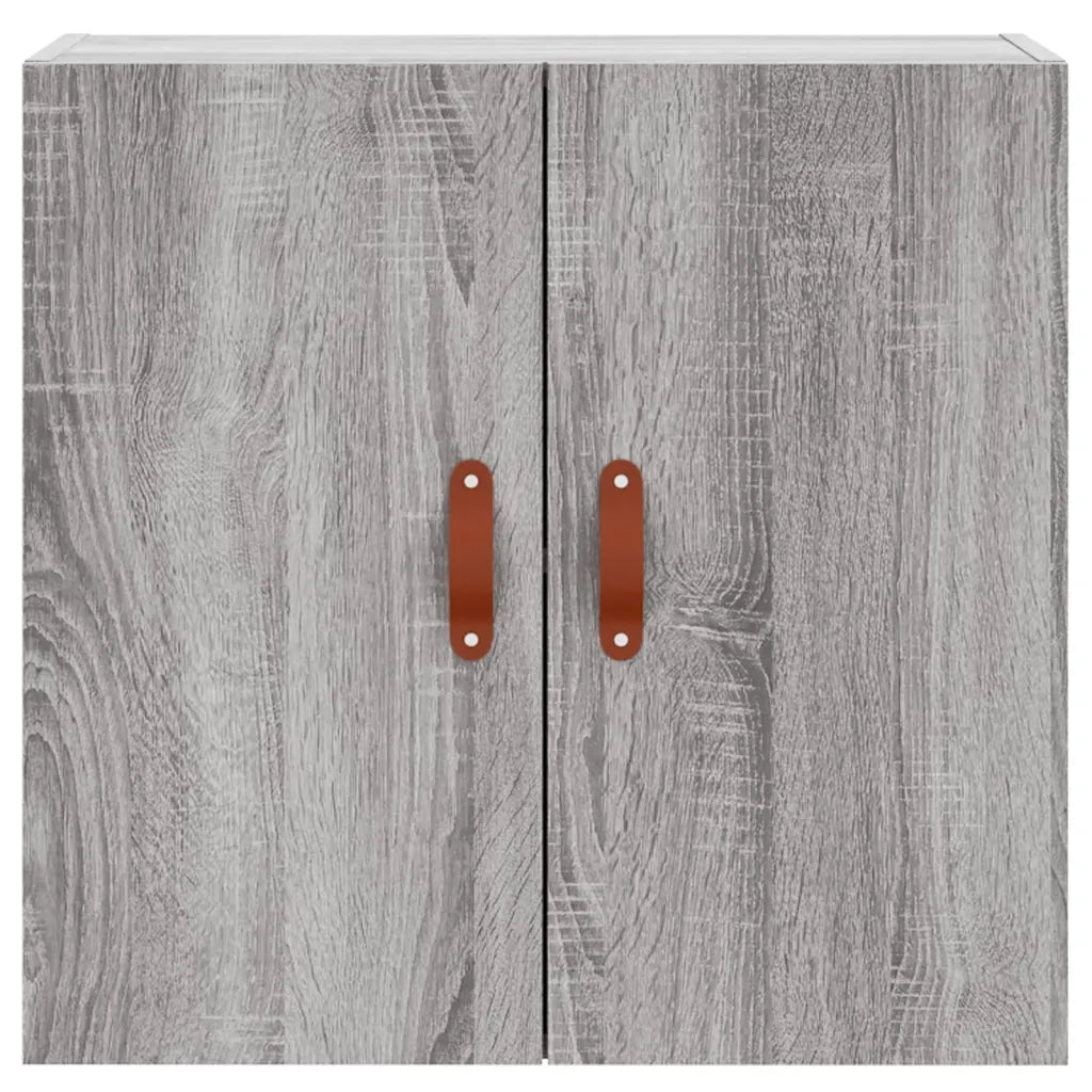 Mobiletto a muro moderno e salvaspazio pratico per riporre oggetti 60 x 31 x 60 cm legno composito grigio 02_0048790