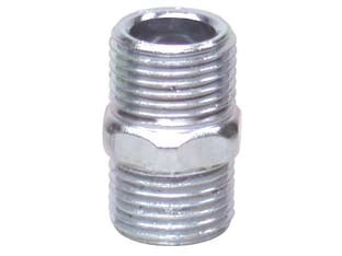 NIPLES ESAGONALE ACCIAIO ZINCATO- - M 3/8 - 10 pezzi
