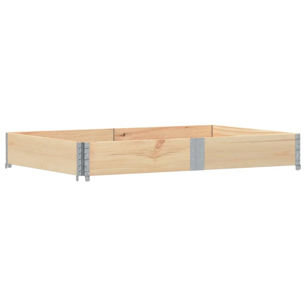 Fioriera rialzata per piante fiori terrazza giardino 150 x 100 cm legno di pino massiccio marrone 02_0037415