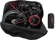 Borsa trasporto bicicletta 20 pollici, tas universale per bicicletta, protezione per bicicletta, tas opvolutile, tas da viaggio per bicicletta, nero, 50 cm
