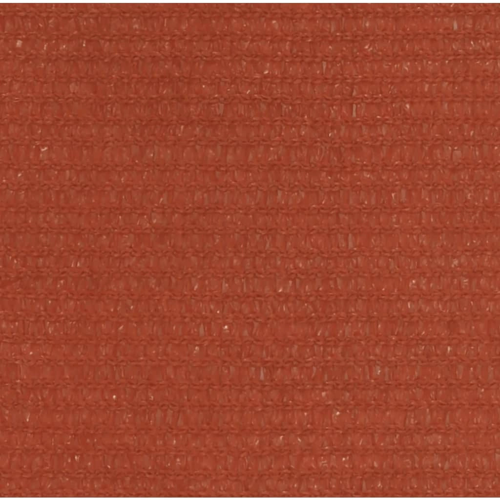Vela ombreggiante 160 g/m² terracotta 4 x 5 x 68 m HDPE 02_0009353