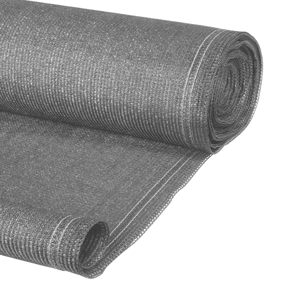 IDMarket - Rete ombreggiante 1,5x10m, telo rotolo per recinzione giardino 150g/m², grigio chiaro