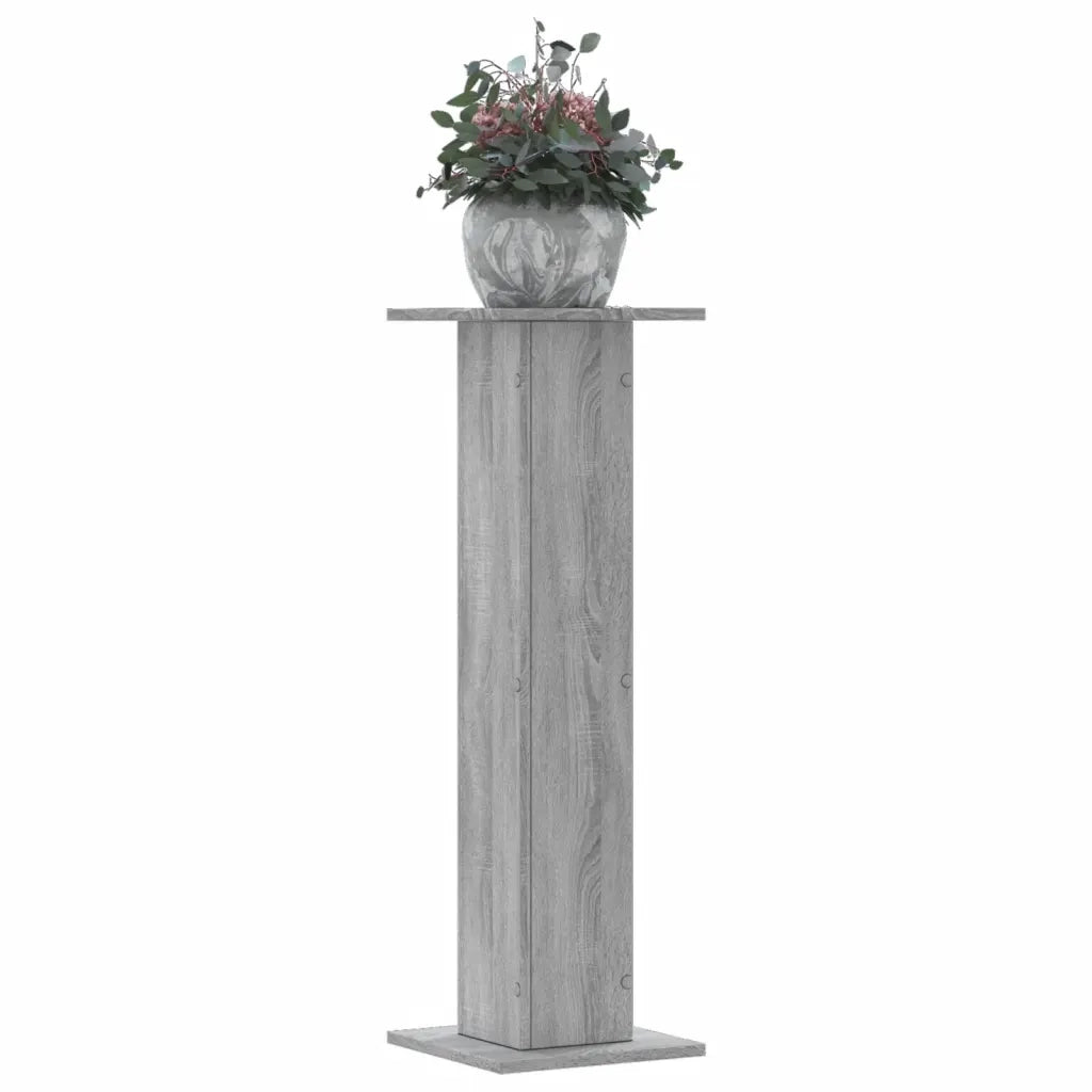 Supporti per piante | Sostegno per piante 2 pz Grigio Sonoma 30x30x95cm in Truciolato