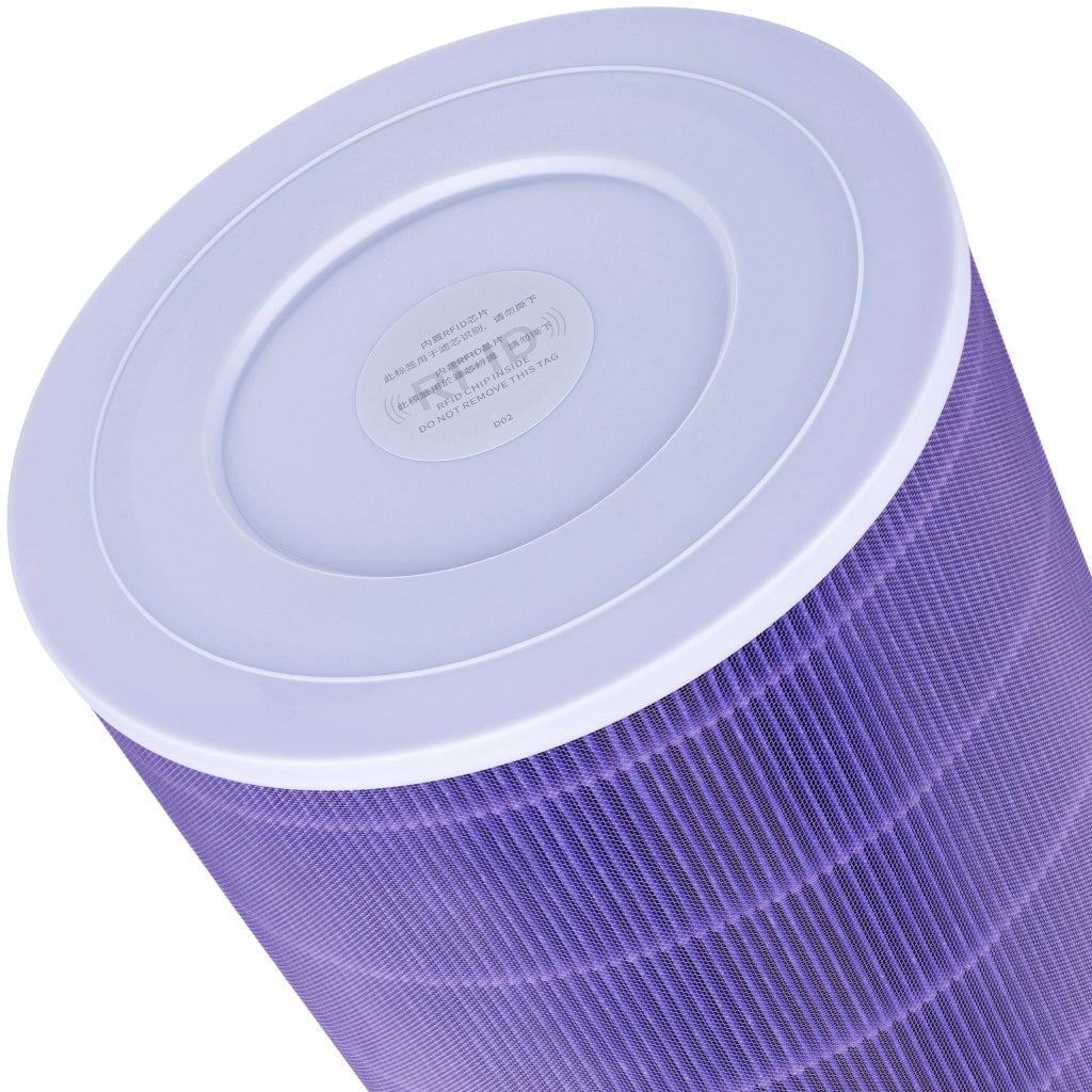 Filtro HEPA Antibatterico per Purificatore Aria – 4 Strati, Carboni Attivi, Chip RFID