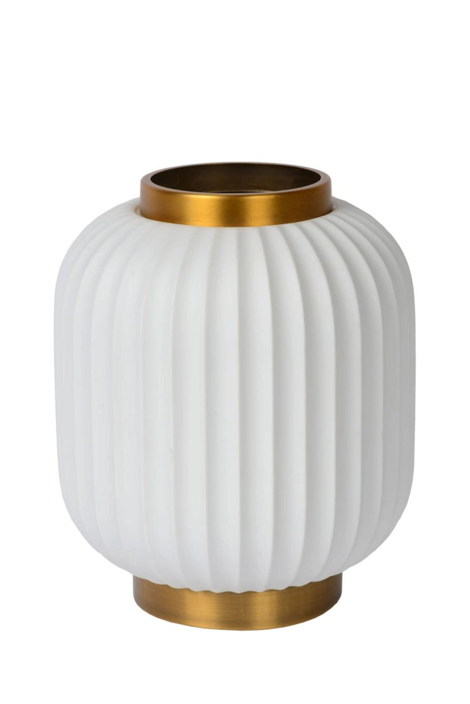 Lampada da tavolo Lucide Gosse porcellana oro E14 40W