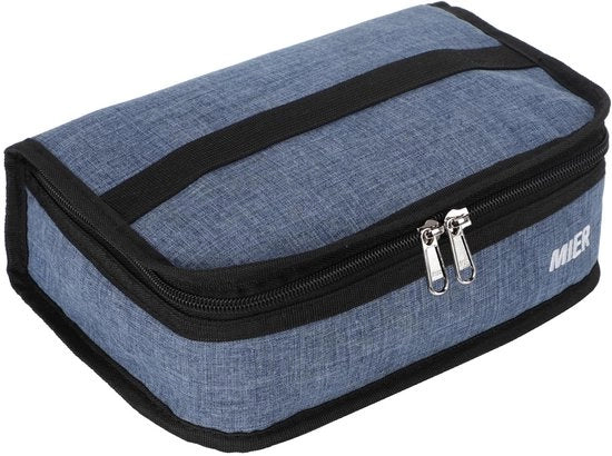 Borsa da Picnic con Isolamento Geotermico per Donne e Uomini, Bluesteel

Specifiche tecniche:
- Capacità: 12L
- Dimensioni: 39 x 24 x 15 cm
- Materiale: Bluesteel
- Peso: 0,5 kg
- Temperatura di conservazione: 6 ore