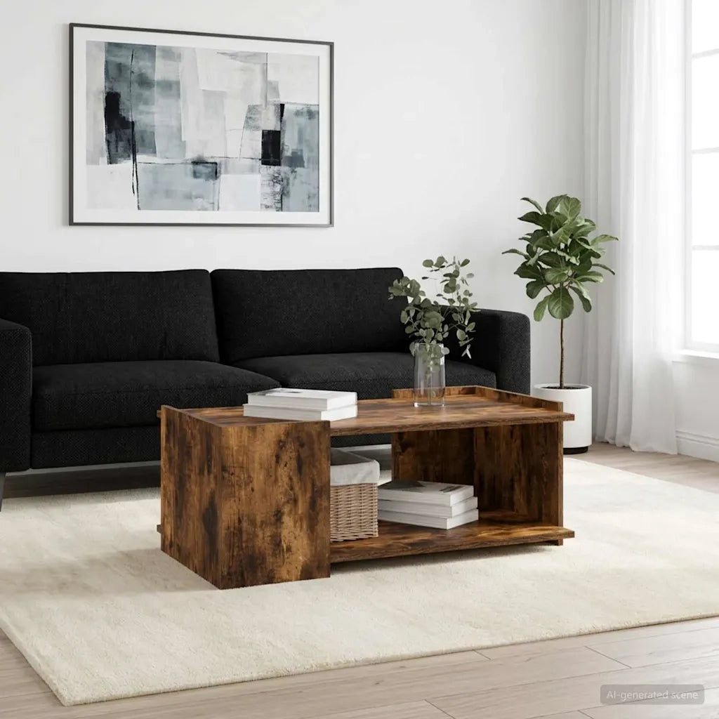 Tavolino da salotto Rovere Fumo 90 x 50 x 33 cm 8000998
