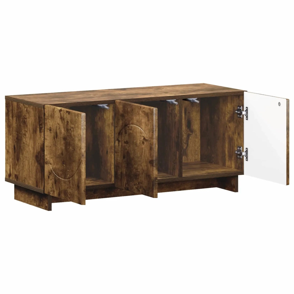 Supporto TV 90 x 34.5 x 40 cm Rovere Fumo Legno ingegnerizzato 8011572
