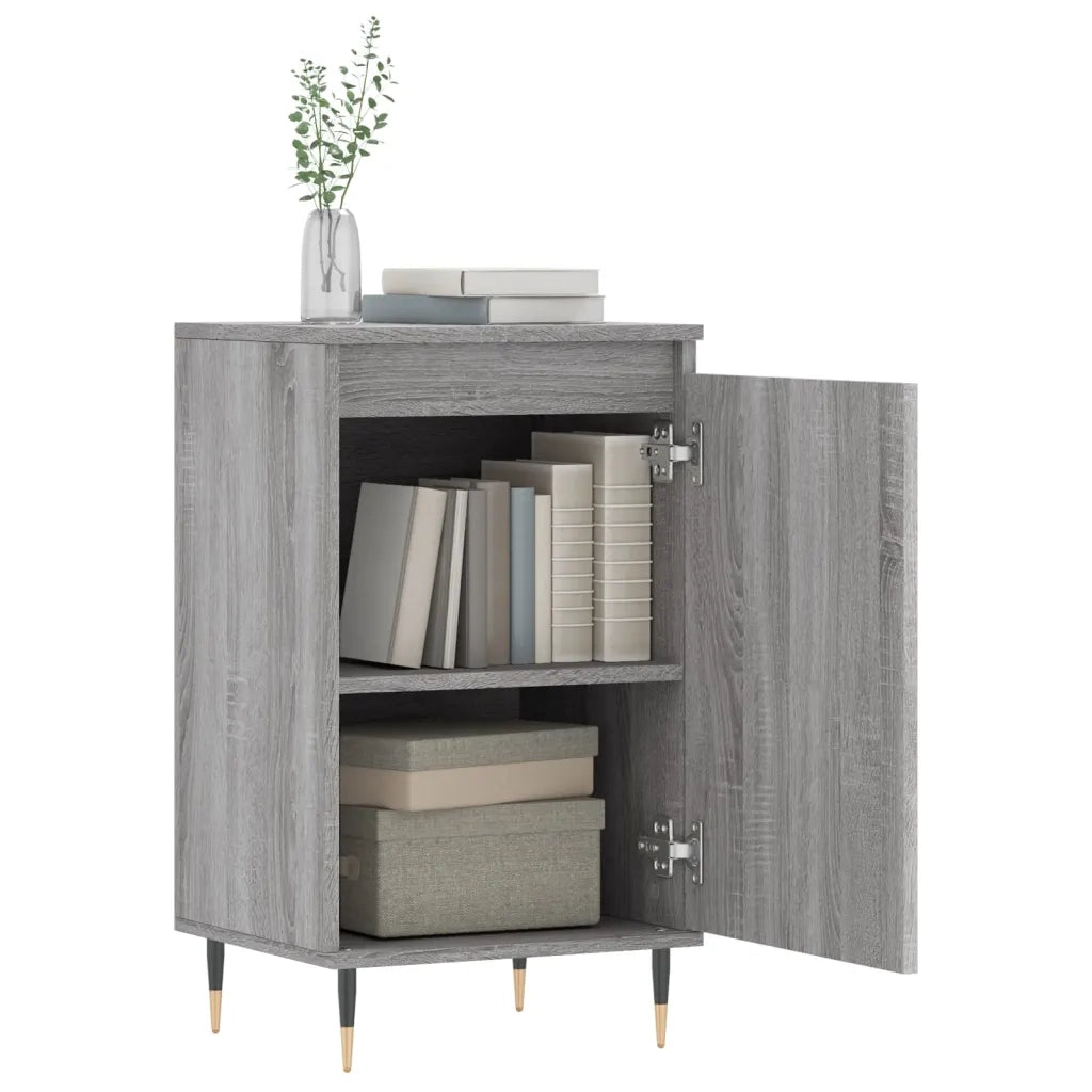 Credenze 2 pz Grigio Sonoma 40x35x70 cm in Legno Multistrato 831049
