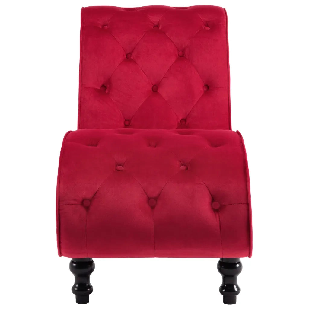 Sdraio Rossa in Velluto CFW7336654