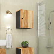 Mobile da Bagno a Parete 38x33x48cm in Legno Massello di Acaciacod mxl 127469
