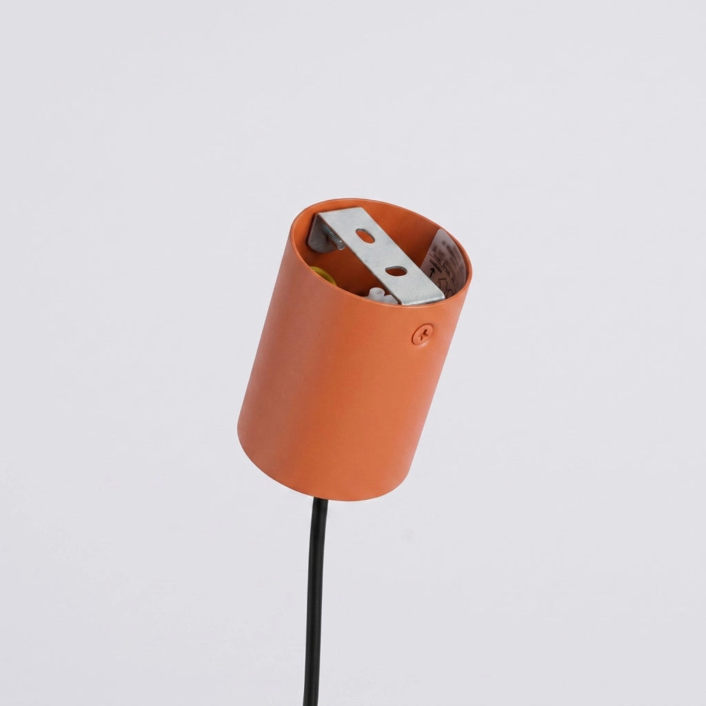 Lampadario NOX 4L ocra rossa