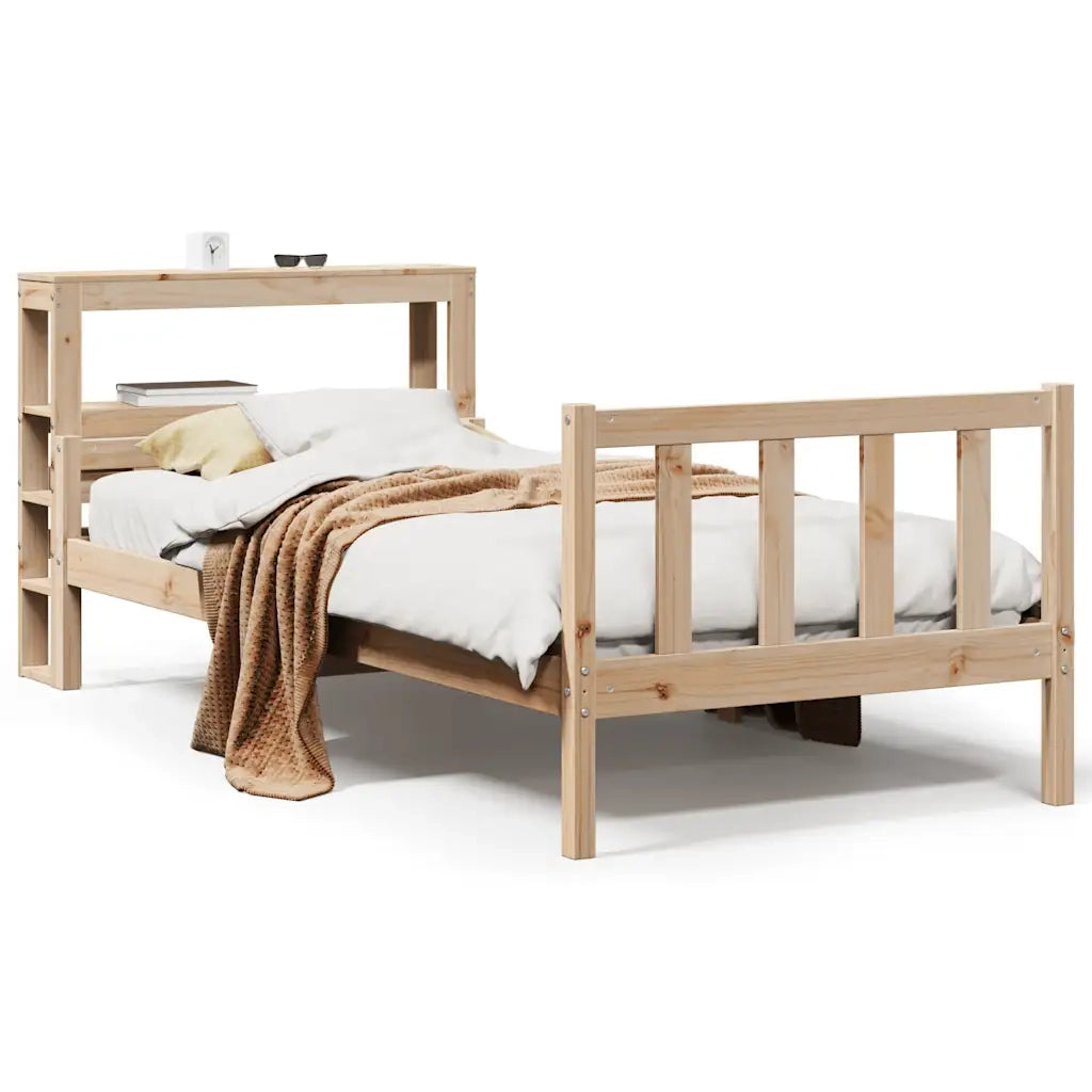 Letto senza Materasso 90x190 cm in Legno Massello di Pino 3305890