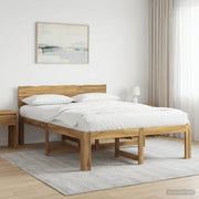 Letto matrimoniale con testiera ROSTOCK Bianco 150 x 200 cm 3405463