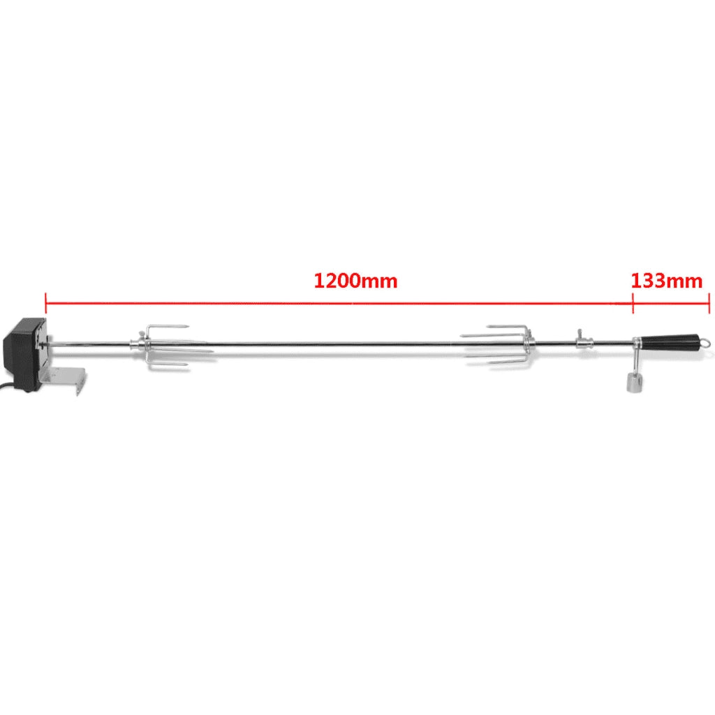 Spiedo da rosticceria con motore in acciaio 1200 mm CFW5519142